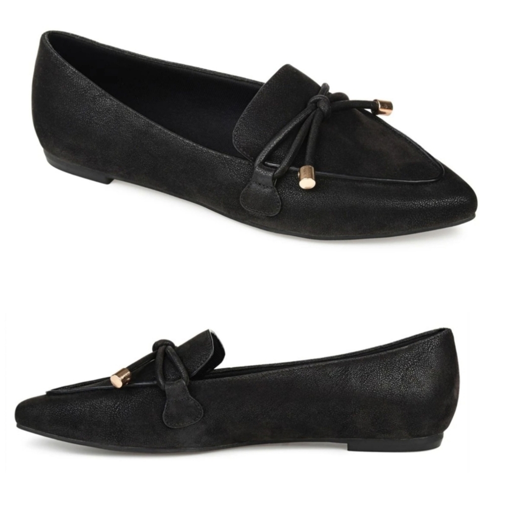 Journee Collection Black Muriel Loafers NEW